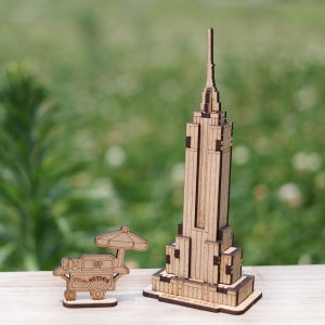 스테이트 엠파이어 건축 나무 조립 모형 DIY 만들기