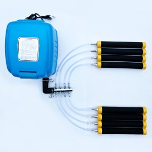 제피로스 ZP-40 브로와 + 8분지 + 호스 24M + 유니온분사기 대8개 기포발생기 기본세트 (축양장 , 활어수조 산소공급 장치) 활어1,000m/m수조 X 4개