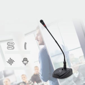 프로페셔널 Coms 콘덴서 마이크 스탠드 형 발표 강의 핀 컴퓨터