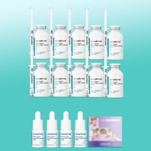 [타임특가][에코백 증정] 더마펌 펩트올로지 부스팅 앰플 PDRN 30ml 10개 피부탄력볼륨케어