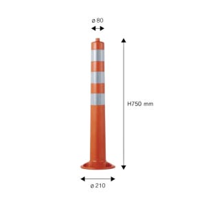 지자체 횡단보도 교차로 360반사 차선규제봉 H750mm 리조트 시청