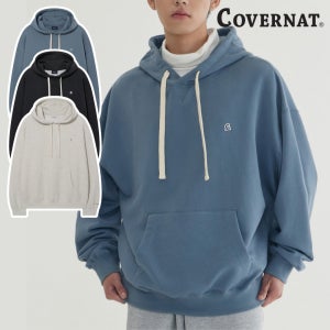 커버낫 후드티 남녀공용 무지 심플로고 시그니처 심볼 후디 가을신상