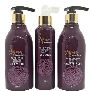 [포유모발] 모발박사 300ml 3종세트 탈모관리 프리미엄 한방원료 에센스 샴푸 린스 윤수현탈모관리 의약외품