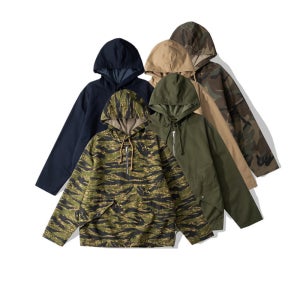 오콘쿼 OKONKWO ECWCS PARKA 아메카지 타이거 카모 워크웨어 하프집업 헌팅 자켓