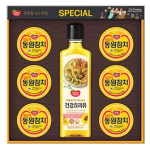 동원선물세트 참치 건강요리유 혼합 스페셜 O-86호 6개