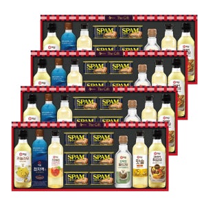 CJ 스팸 선물세트 M호x4개 통조림 캔 명절선물