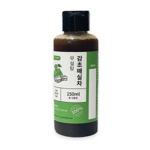 설탕없이 달콤한 무설탕 매실차 매실청 원액 150ml, 1개