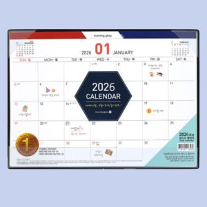 모닝글로리 2026년 달력 모닝 데스크캘린더(대형), 1개