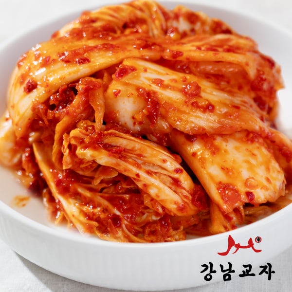 강남교자 겉절이 마늘김치 국내산배추