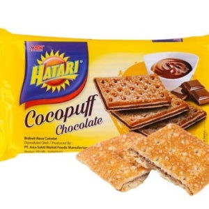 하타리 코코퍼프 초콜릿맛 비스킷 170g