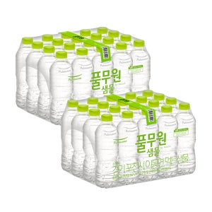 [멤버십 10% 적립] 풀무원생수 330ml 40개(유/무라벨 랜덤발송)