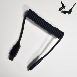 usb c타입 8핀 4in1 휴대폰 고속충전 스프링 케이블