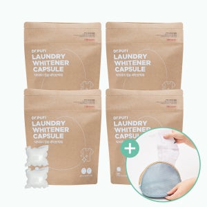 [세탁망증정] 닥터퓨리 산소계 표백제 캡슐타입 과탄산소다 13g, 120개