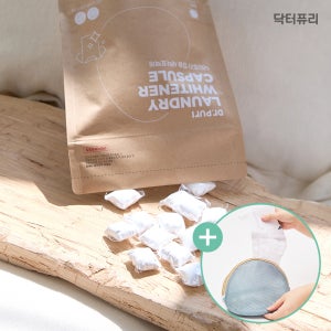 [세탁망증정] 닥터퓨리 산소계 표백제 캡슐타입 과탄산소다 13g, 150개