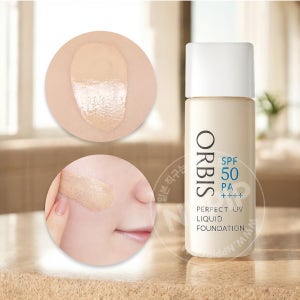 ORBIS 오르비스 리퀴드 파운데이션 워터프루프 퍼펙트 UV컷 핑크내추럴02, 30ml