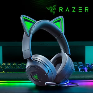 [국내정발] 레이저 크라켄 키티 V3 X 유선 게이밍헤드셋