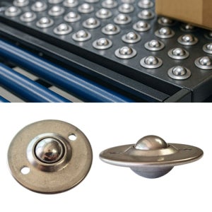 스텐 플레이트 볼캐스터 볼베어링 납작 360도 롤러 GS0600932B