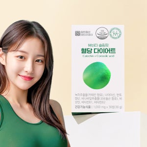 혈당 다이어트 단기간 체지방 감소 칼로리컷 갱년기 조절 보조제 뷰비타 30정, 6개