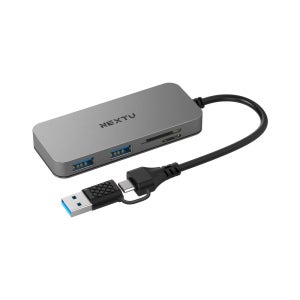Type-C to USB3.0x2P 카드리더기 어댑터 NEXT-9713TCU3