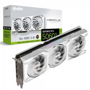 이엠텍 지포스 RTX 5060 Ti MIRACLE WHITE D7 16GB