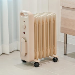 흥신 라디에이터 (베이지) 오르씨 국산 절전형 가정용 화장실 난방 히터 7핀 9핀 11핀