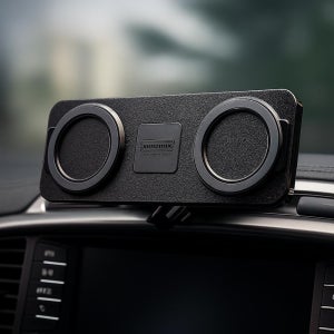 제노믹스 대쉬보드 CD슬롯 컵홀더 차량 차량용 휴대폰 핸드폰 태블릿 듀얼 무선 충전거치대