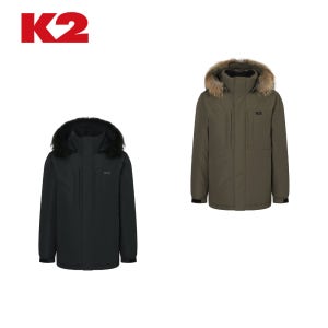 K2 남성 헤비 덕 다운 야상 패딩