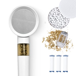 샤워기헤드 필터샤워기 수압상승 윤슬아 원킬 KDF 3중 염소 녹물제거