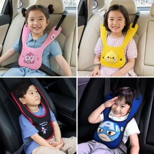 국내생산 캐치티니핑 유아 어린이 안전벨트커버 가드 주니어 카시트 호환 휴대용