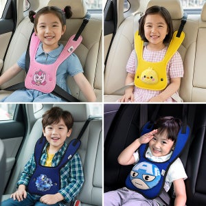 국내생산 캐치티니핑 유아 어린이 안전벨트커버 가드 주니어 카시트 호환 휴대용