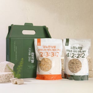 온가족 건강 잡곡쌀 햇곡 선물세트(총4kg) 저속노화,당뇨관리,성장기 어린이 잡곡