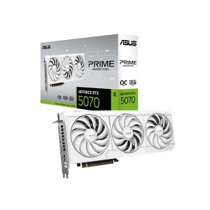 ASUS PRIME 지포스 RTX 5070 WHITE OC D7 12GB 대원씨티에스