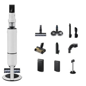 삼성전자 25년형 Bespoke 제트 AI 400W 스틱청소기 + 펫브러시 세트 VS90F40CNG 포유