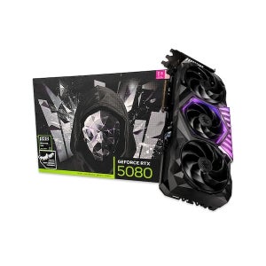 갤럭시 GALAX 지포스 RTX 5080 HOF GAMING BLACK D7 16GB