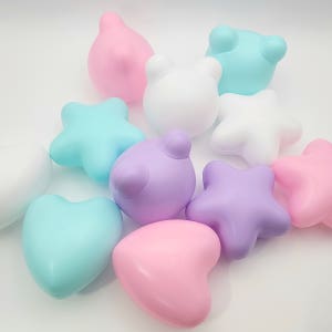 유아동마루 아기볼풀공 9.5cm 별 하트 곰 모양공