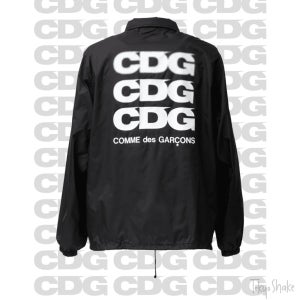 국내당일발송 CDG 로고 코치자켓 바람막이 블랙 남여공용