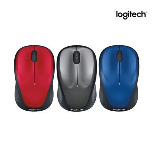 로지텍 M235n 블루 무선 마우스 좌우대칭 양손 왼손 업무용 작은 마우스 로지텍코리아