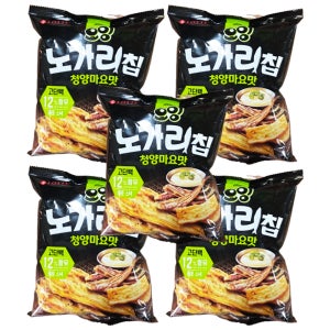 롯데 오잉 노가리칩 청양마요맛 60g X 5개