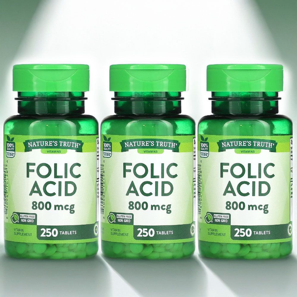 네이처스 트루스 임산부 임신 임산부용 <b>엽산</b> Folate 효능 800mcg 250정 3병