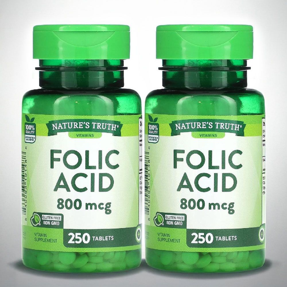 네이처스 트루스 임산부 임신 임산부용 <b>엽산</b> Folate 효능 800mcg 250정 2병