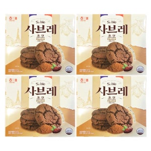 해태 초코 사브레 236g X 4개