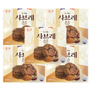 해태 초코 사브레 236g X 5개