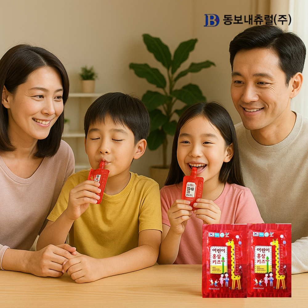 어린이<b>홍삼</b> 키즈 초등학생 <b>홍삼</b> 추출 농축액 1박스 30포