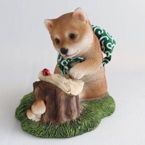 보물찾는 시바이누 강아지 장식 소품 인테리어 강아지 장식품 집들이 친구 생일 선물