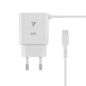 요이치 GAN 25W PD PPS C타입 일체형 초고속 충전기 120cm 아이폰 갤럭시