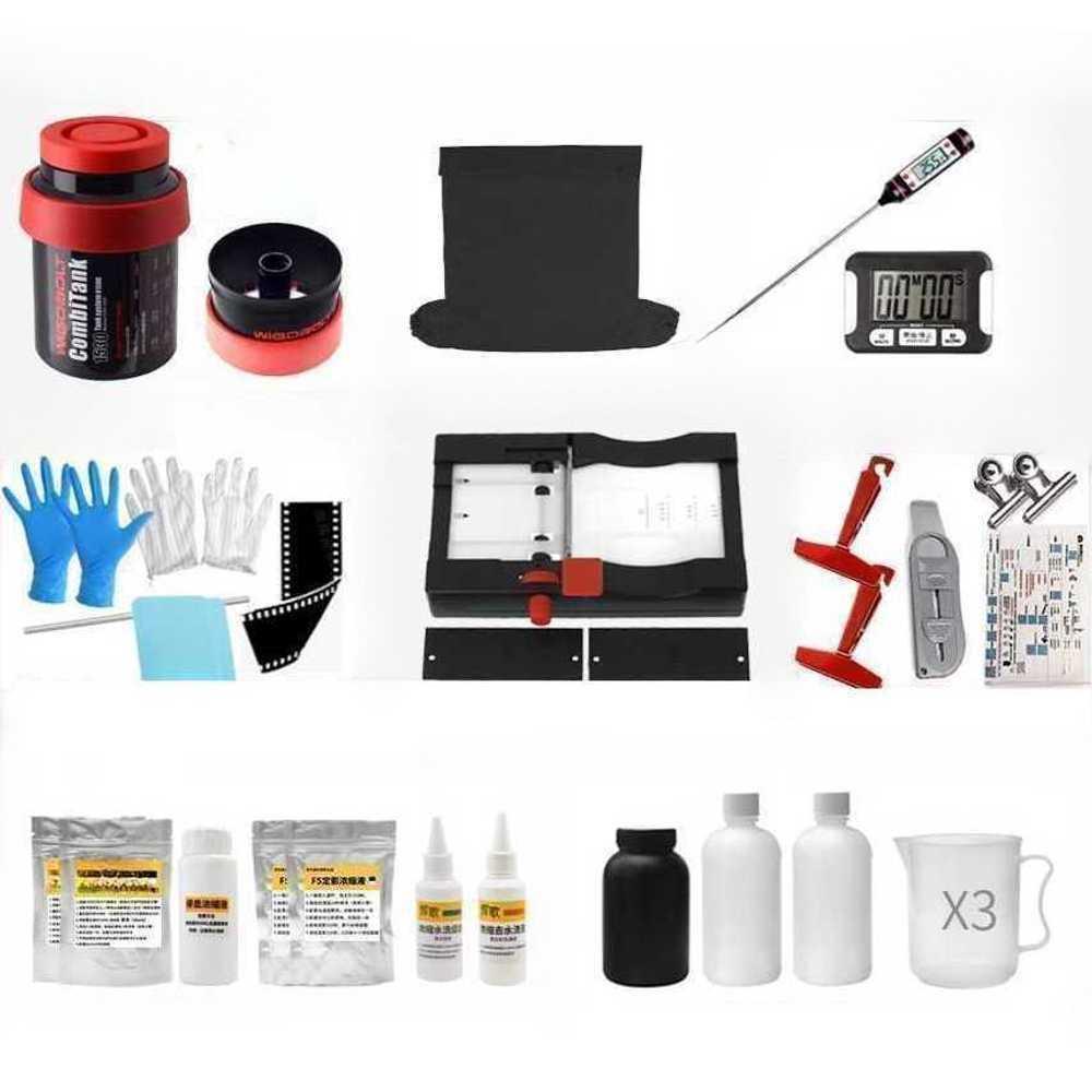 흑백 필름 현상 추출기 영화 세정 아날로그 B 도구 세트