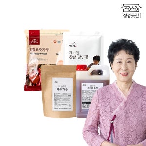 정성곳간 최명희 명인 종가 전통 수제 고추장 만들기 키트 국내산 세트
