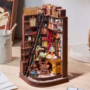 핸즈크라프트 DIY 미니어처 하우스 조립키트 조용한 코너 책방