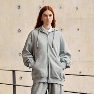 [슈퍼특가][N배송][프렌치테리] 스파오 2-WAY 후드 집업(기모) SPMZF4TC02