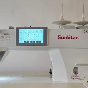 [정품] 썬스타 신형 Sunstar KM-2350A 터치식 컴퓨터 롱암 본봉 자동 사절 미싱